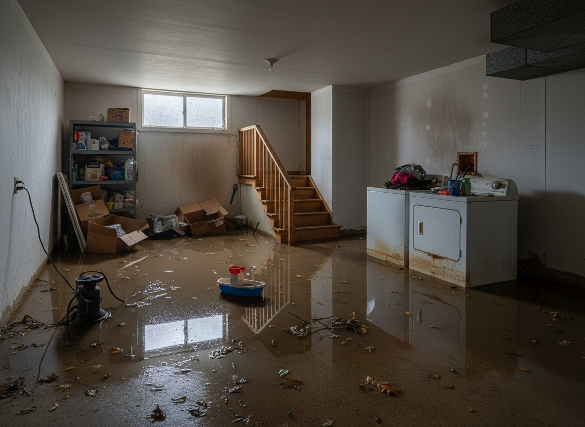 Basement Water After Heavy Rain