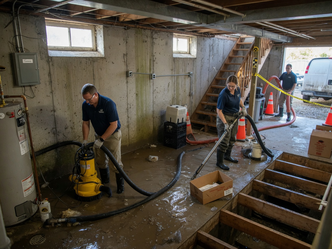 Basement Water Removal in Eldon, IA