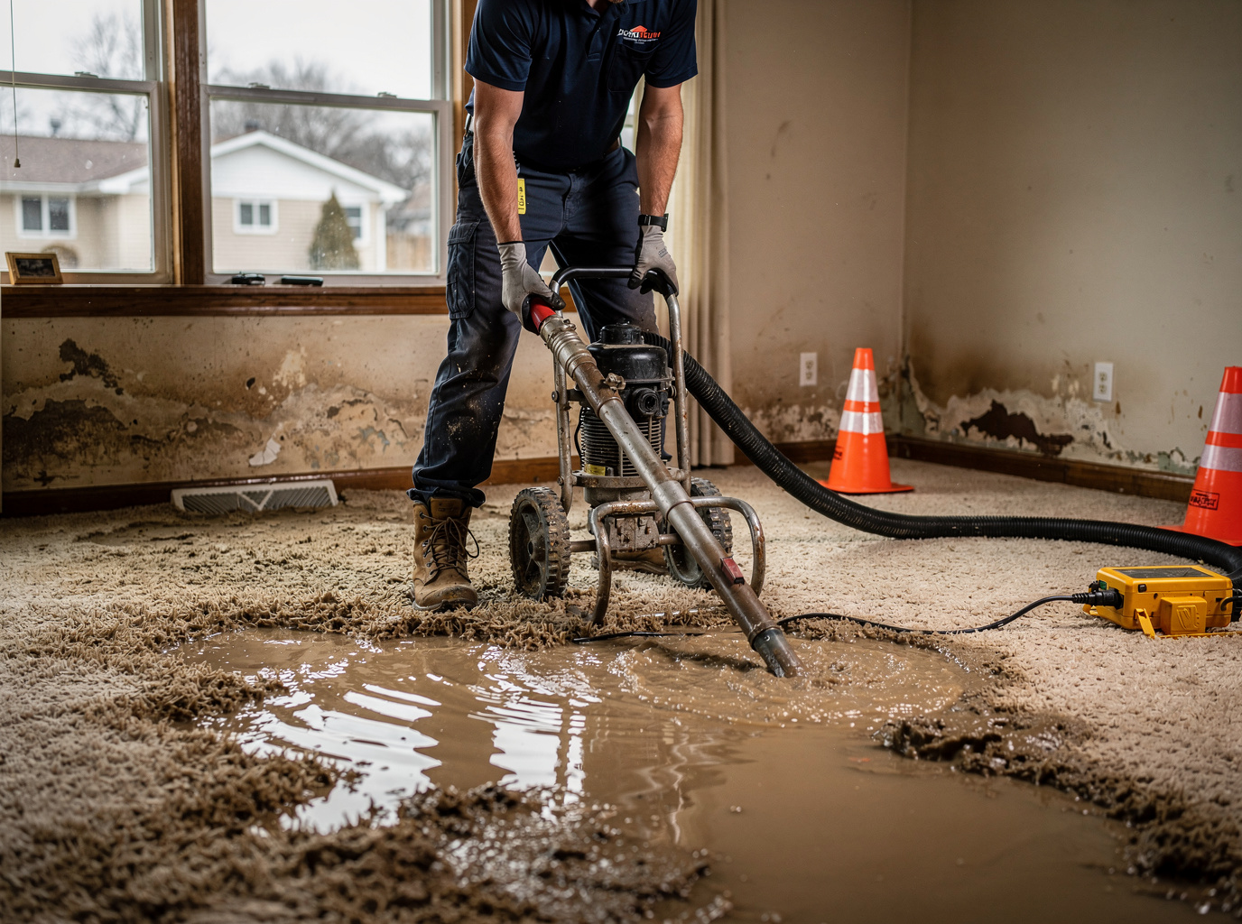 Basement Water Removal in Coralville, IA